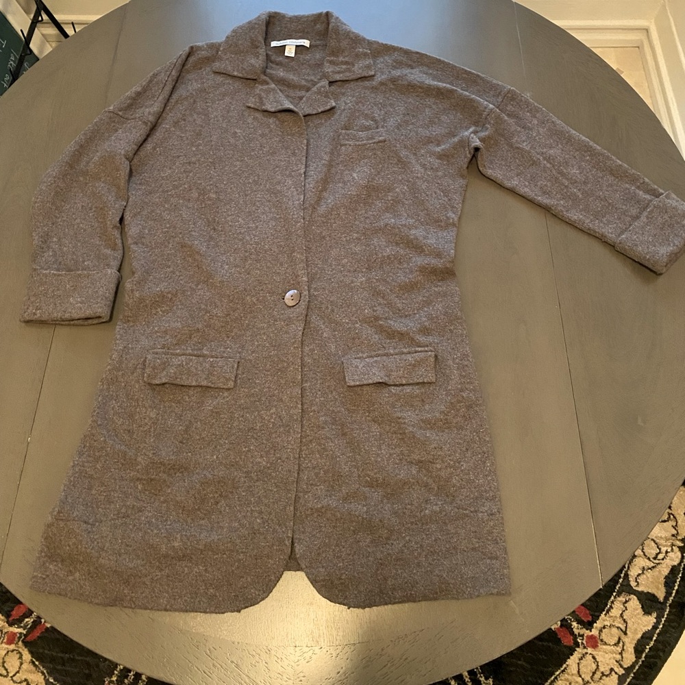 Autumn Cashmere Cardigan long sweater. Pit to pit 22 inches, length 31 inches.